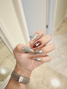 #bucky #buckybarnes #nails #marvel #wintersoldier #nailart Bucky Barnes Nails, Winter Soldier Nails, Bucky Barnes Winter Soldier, Winter Soldier, Bucky Barnes, Winter Nails, Marvel Characters