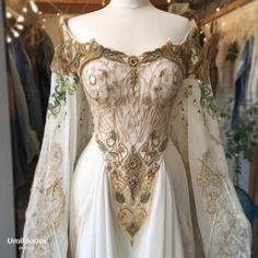 Elven Fairy, Elven Dress, Fairy Dresses, Fairy Wedding, Goddess Dress