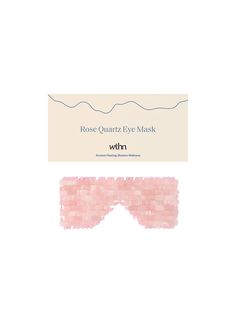 Wake up your whole face. This Rose Quartz Eye Mask is a seamless way to depuff and combat fatigue. Place the mask in the refrigerator before use to supercharge the rose quartz stones and maximize depuffing results.  Support For  Reduced puffiness* Reduced dark circles* Soothed eye strain* Reduced sinus pressure* Recommended Routine The Rose Quartz Eye Mask can be used daily for at-home pampering + screen-time recovery.   Keep it clean. Before or after using, make sure to wash your Rose Quartz Eye Mask with soapy water + lay down flat to air dry. Make it a ritual. Feel free to apply eye cream, serum, face oil, or a facial sheet mask before using. The mask helps to absorb product. Get comfortable. Lie down in a comfortable position + place Rose Quartz Eye Mask on eyes.  Pamper yourself. Leav Ear Seeds, Skincare Masks, Sinus Pressure, Tracy Anderson, Facial Sheet Mask, Serum Face, Cream Serum, Skin Care Mask, Rose Quartz Stone