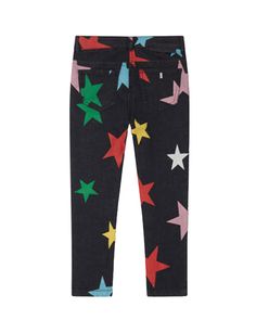 You can always rely on Stella McCartney Kids for playful patterns and prints. Plucked from Stella’s latest sustainable luxury childrenswear collection, these jeans are spun from organic cotton stretch denim printed with colorful stars. Cut to an easy straight-leg silhouette, they’re bound to be your little darling’s new favorite. Color: Multicolor Mid-rise Belt loops Four pockets Star pattern all-over Buttoned zipper-fly fastening Star Pattern, Stella Mccartney Kids, Romper With Skirt, Star Patterns, Toys For Boys, Denim Pants, Kids Boys, Stretch Denim, Stella Mccartney