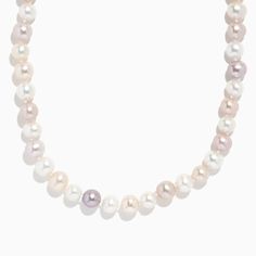 Effy 925 Sterling Silver Freshwater Multicolor Pearl Necklace Multicolor High Luster Necklaces As Gift, Multicolor High Luster Necklace For Gift, Multicolor Pearl Necklace, Fresh Water, Pearl Necklace, 925 Sterling Silver, Pendant Necklace, Sterling Silver, Silver