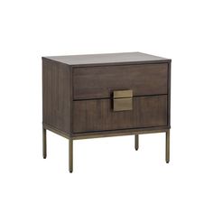 an image of a nightstand with two drawers