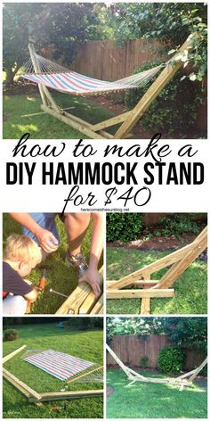 how to make a diy hammock stand for $ 40