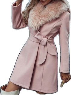 Feminine Long Sleeve Winter Outerwear, Feminine Winter Party Outerwear, Feminine Pink Winter Outerwear, Chic Beige Party Outerwear, Feminine Fitted Winter Outerwear, Feminine Fitted Outerwear For Fall, Feminine Long Sleeve Outerwear For Fall, Beige Long Sleeve Party Outerwear, Feminine Winter Outerwear For Work