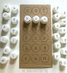 the letters and numbers are made out of marshmallows to spell their names