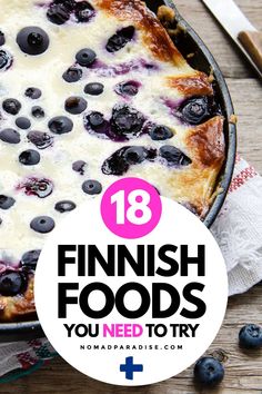 Finnish Dessert Recipes, Finnish Breakfast, Finland Food, Finnish Recipes