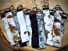 COWHIDE KEYCHAIN WRISTLET - CountryFide Custom Accessories and Outdoors Trendy White Rectangular Keychains, Rectangular White Keychains, Trendy White Keychain With Key Leash, Cowhide Keychain, Cow Print Keychain, Brown Cow Print, Cowgirl Accessories, Brown Cow, Keychain Wristlet