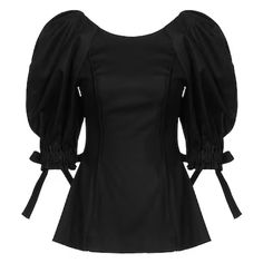 Nwt Fitted Top From Uk Brand Mother Of Pearl! It Features A Fitted Bodice With Puffed Sleeves And Bow Detailing. Uk 8/Us 4. 50% Lyocell/47% Organic Cotton/3% Elastane. Black Puff Sleeve Blouse For Formal Occasions, Black Fitted Puff Sleeve Blouse, Black Puff Sleeve Formal Blouse, Formal Black Puff Sleeve Blouse, Black Puff Sleeve Top For Formal Occasions, Pearl Tops, Uk Brands, Fitted Top, Puffed Sleeves