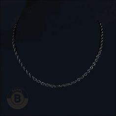 This black stainless steel rope chain is the epitome of suave style. Wrap it around your neck; feel the strength, exude the spiffy charm. Crafted for the modern man who knows the power of a striking accessory. This chain isn't just about looking good; it's about feeling strong, sharp, and savvy. Specifications: Metal: Stainless Steel Color: Black Finish: Polished When it comes to men’s necklaces, stainless steel brings strength, shine, and street cred to the table. Stainless Steel necklaces inte Diamante Bracelet, Leather Choker Necklace, Piercing Ring, Pearl Choker Necklace, Chain Choker Necklace, Natural Stone Bracelets, Pearl Choker, Chain Choker, Nature Bracelets