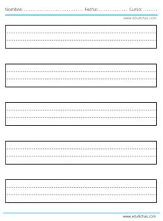 the printable worksheet for writing numbers in spanish and english, with two lines