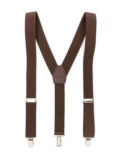 coffee brown elasticated strap leather panel to the rear clip fastening Brown Suspenders, Suspenders Men, Leather Panel, Dress With Jean Jacket, Suspender Pants, Baby Boy Accessories, Gucci Kids, Shoes Teen, Burberry Kids