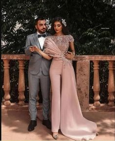 Jumpsuit Evening Gown, Classy Women Outfits Dresses, Jumpsuit Outfit Soiree, Classy Jumpsuit Outfits Chic, Soiree Jumpsuits For Hijab, Classy Jumpsuit Outfits Wedding, Jumpsuits For Women Wedding, Soiree Jumpsuits, Jumpsuit Soiree