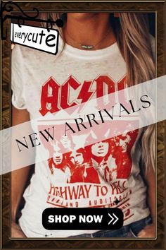 Ac/dc 1979 Highway to Hell Graphic Tee Graphic Tee Women, Highway To Hell, Women's Outfits By Occasions, Ac Dc, Women Tops, Graphic Tee, Graphic Tees, Shop Now, Casual Outfits