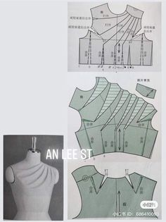 an image of sewing patterns for women's tops