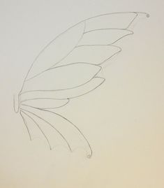 a drawing of a leaf on a white paper sheet with lines drawn across the edges