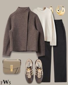 Pantalon en lin avec cordon de … curated on LTK Modest Casual Outfits, Casual Outfit Inspiration, Weekly Outfits, Stylish Work Outfits, Cold Weather Outfits, Midi Skirts, Casual Style Outfits, Mode Inspiration