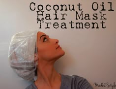 Coconut Oil Hair Mask. This leaves my hair feelings so soft, shiny and healthy! Helps with hair growth, too! Coconut Oil Mask, Oil Hair Mask, Best Hair Mask, Feeling Healthy, Coconut Oil Hair Mask, Growth Hair, Hair Treatments, Beauty Tricks, Coconut Oil Hair