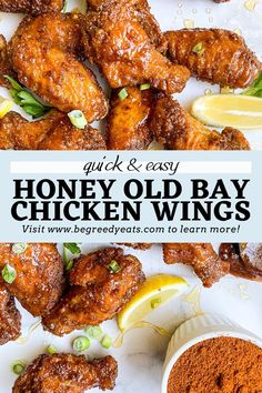 honey old ray chicken wings with dipping sauce