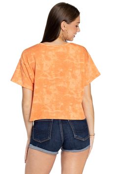 Cropped and Tie Dyed? You need this Florida Gators crop tee. Features baby french terry and scoop neck, this sutble tie dye University of Florida tee will pop in the crowd. 70% Poly, 27% Rayon, 3% Span. Available in blue, orange, and grey. *These items are custom made just for you and can take up to 14 business days to ship.* Trendy Cropped Soft-washed T-shirt, Trendy Tie Dye Washed T-shirt, Washed Cotton Crop Top For Summer, Summer Washed Cotton Crop Top, Soft-washed Crew Neck Cropped T-shirt For Summer, Acid Wash Relaxed Fit Cropped Tops, Acid Wash Cropped Top Relaxed Fit, Spring Soft-washed Cropped Crop Top, Spring Season Soft-washed Cropped Top