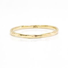 Hammered Gold Wedding Band, Hammered Gold Ring, Hammered Band, Hammered Rings, Everyday Luxury, Ring Stack, Hammered Gold, 14k Gold Ring, Traditional Jewelry