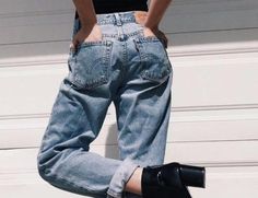 Fashion Girl, The 80s, About Fashion, Levi Jeans, We Heart It, Overalls, See More, Tumblr