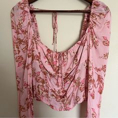 Brand New With Tags! Size Small Free People Tops, Print Tops, Smocking, Free People, Top Blouse, Womens Tops, Brand New, Tags, Purple