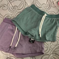 Size Small. Avia Brand. Nwt. Purple And Teal Color. Never Worn Because No Longer Fits Post Baby Purple Relaxed Fit Shorts For Loungewear, Casual Purple Bottoms For Lounging, Purple Loungewear Shorts With Elastic Waistband, Purple Elastic Waistband Shorts For Loungewear, Purple Lounging Bottoms For Spring, Purple Shorts For Spring Loungewear, Trendy Purple Shorts For Loungewear, Trendy Purple Loungewear Shorts, Purple Pajama Shorts For Loungewear