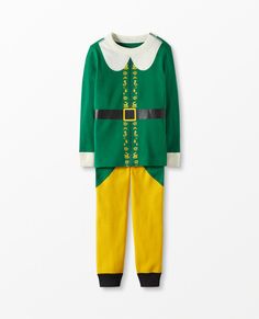 Warner Bros™ Elf Long John Pajamas In Organic Cotton - Size 6-7 - Buddy The Elf - Christmas - Organic combed cotton rib knit Super-smooth flatlock seams Encased stretch waist Ready-to-grow cuffs keep the fit STANDARD 100 by OEKO-TEX® |  GOTS certified by OTCO Prewashed Imported Sorry, not available for international shippingWear snug fitting; not flame resistant.ELF and all related characters and elements © & ™ WBEI & Classic Media. Based on the musical composition © Warner/Chappell. (s2 Buddy The Elf Costume, Winter Essentials Clothes, Long Johns Pajamas, Holiday Pjs, Family Pjs, Elf Movie, Elf Costume, Buddy The Elf, Long John