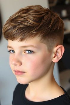 Boy Her Cut, Boys Cuts 2024, Boy Faded Haircut, Cut For Boys, Best Hair Styles Boys, Boys Alpaca Haircut, Boy Undercut Hair Kids, Haircut For Straight Hair Boys, Boy Fringe Haircut