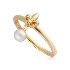 Gemondo jewellery's Extraordinary Collection for Extraordinary Women tells visual stories of heroic females to inspire a new generation of strong and empowering women. This 9ct gold ring inspired Joan of Arc features a dangling pearl suspended from a Fleur De Lis motif to add power and elegance to your ring stack. A quick buff with a jewellery cleaning cloth will remove metal tarnishes and keep gemstones looking glossy. Please avoid contact with perfumes, cosmetics or chemicals. Luxury Formal Rings With Pearl Drop, Pearl Jewelry Gift, Extraordinary Women, Snake Jewelry, Joan Of Arc, Ring Stack, Garnet Jewelry, Cleaning Jewelry, Accessories Necklace