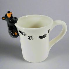 Bear Figural Bearfoots Mug by Jeff Fleming Bearfoots Bears, Little Bear, A Cup Of Coffee, Paw Prints, The Bear, Cup Of Coffee, The Coffee, For The Home, Cool Kitchens