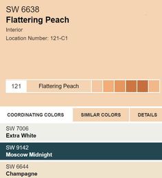 the swatches for different shades of paint