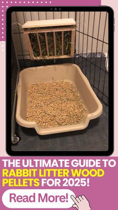 Wondering how you can create your own little slice of heaven for your bunnies? Discover ultimate guide to using wood pellets as their litter! Tap the pin to find out more now! @forpetsreviews #rabbitlitterwoodpellets #rabbitlitter #litterpellets #pet #smallanimal