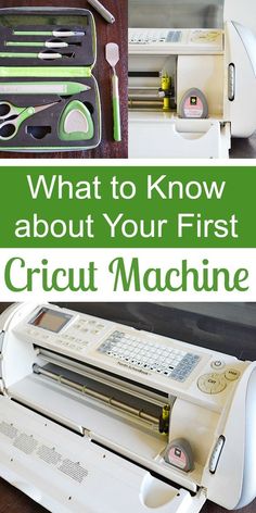 what to know about your first cricut machine and how to use the machine