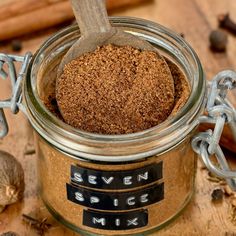 Make Lebanese 7 spice using allspice, cinnamon, cumin, coriander, black pepper, cloves, and nutmeg—perfect for Middle Eastern recipes. Maamoul Recipe, Lebanese Meat Pies, Kibbeh Recipe, Labneh Recipe, Pickled Turnips, 7 Spice, Fattoush Salad, Tabbouleh Salad, Lebanese Cuisine