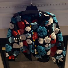 Brand New! Stunning Multicolored Floral Bomber Jacket. Sizes L, Xl, Xxl. (Large Fits Like Med, X-Large Fits Like Large, Xx-Large Fits Like X-Large). Receives Compliments Everywhere I Go! Chic Multicolor Patchwork Outerwear, Chic Multicolor Long Sleeve Outerwear, Everywhere I Go, Classy Chic, Bomber Jackets, Chic Boutique, Blue Black, Bomber Jacket, Jackets & Coats