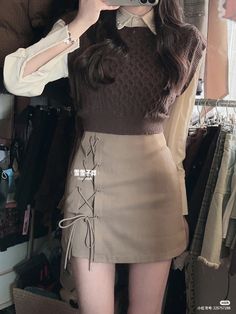 Mode Ulzzang, Korean Casual Outfits, Kawaii Fashion Outfits, Casual Day Outfits, Korean Fashion Dress, Fashionista Clothes, Ulzzang Fashion, Mode Inspo, Kpop Fashion Outfits