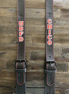 Station 9 Leatherworx suspenders Leather Tooling