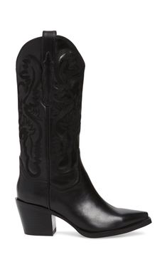 Ornate stitching furthers the rugged Western style of this iconic casual boot. Style Name:Jeffrey Campbell Dagget Western Boot (Women). Style Number: 5682389. Western Heeled Boots With Stacked Low Heel, Western Boots With Stacked Low Heel, Western Boots With Block Heel For Fall, Western Block Heel Knee-high Boots For Fall, Western Mid-calf Boots With Wide Calf And Block Heel, Western Style Wide Calf Mid-calf Boots With Block Heel, Western Mid-calf Boots With Stacked Block Heel, Western Boots With Block Heel, Western Style Boots With Block Heel