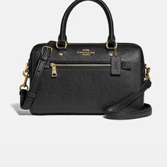 I Have Two Available, Dark Brown And Black Or All Black Fall Shoulder Bag With Branded Hardware In Black, Coach Black Satchel For Fall, Black Coach Satchel For Fall, Coach Satchel For Formal Use In Fall, Fall Black Bags With Branded Hardware, Black Bags With Branded Hardware For Fall, Black Textured Leather Satchel For Fall, Black Shoulder Bag With Branded Hardware For Fall, Classic Black Satchel For Fall