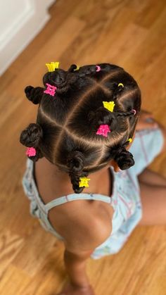 Bun With Braids Hairstyles, Bun With Braids, Braids Hairstyles For Kids, Baby Girl Hairstyles Curly, Daughter Hairstyles, Girl Hair Dos, Kids Curly Hairstyles, Kid Braid Styles, Girl Hairstyle