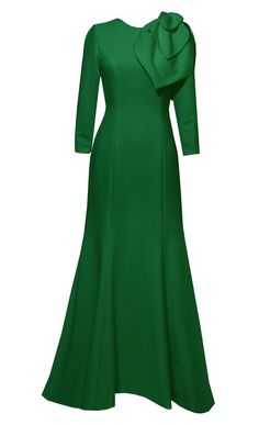 Lilinoe Green Gown with Sleeves – CaeliNYC Evening Gown With Fitted Bodice And 3/4 Sleeve, Elegant Gown With 3/4 Sleeves For Formal Occasions, Elegant Formal Gown With 3/4 Sleeves, Formal Evening Dress With Fitted Bodice And 3/4 Sleeve, Fitted Evening Gown With 3/4 Sleeves, Fitted Gown With 3/4 Sleeves For Gala, Fitted Bodice Gown With 3/4 Sleeves, Fitted 3/4 Sleeve Gown For Gala, Fitted Evening Maxi Dress With 3/4 Sleeves