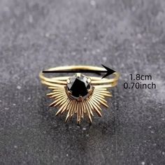 Double Ring With Black Rhinestone. Brand New. Black Metal Crystal Round Ring, Black Metal Crystal Ring, Adjustable Black Metal Crystal Ring, Black Metal Crystal Promise Ring, Adjustable Black Crystal Open Ring, Black Gold Ring, 6 Rings, Double Ring, Unique Ring