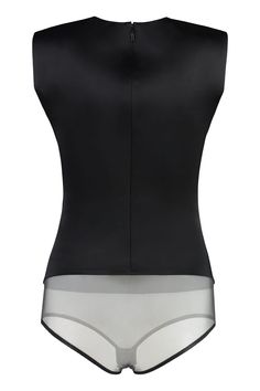 16% Elastane, 84% Polyamide, 100% Viscose Sleeveless Elastane Bodysuit For Evening, Sleeveless Bodysuit For Evening, Sleeveless Evening Bodysuit With Lined Body, Sleek Sleeveless Bodysuit For Workwear, Elegant Stretch Tank Top With Lined Body, Elegant Sleeveless Bodysuit With Lined Body, Elegant Second-skin Bodysuit For Workwear, Elegant Second-skin Bodysuit For Work, Elegant Sleeveless Lined Top