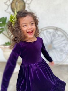 Velvet Dress Green Girl Velvet Dress Children Evening Gown | Etsy Cute Long Sleeve Princess Dress For Baptism, Elegant Fairy Dress For Dress-up, Purple Long Sleeve Princess Dress For Dress-up, Long-sleeved Purple Princess Dress For Party, Purple Long Sleeve Princess Dress For Party, Purple Long Sleeve Dress For Dress-up, Spring Purple Long Sleeve Princess Dress, Long Sleeve Purple Dress For Formal Occasions, Elegant Fitted Fairy Dress For Dress-up