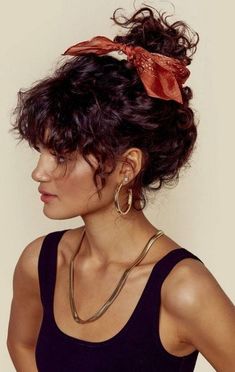 Occasion Hair, Instagram Hairstyles, Cute Curly Hairstyles, Fringe Hairstyles, Long Bob Hairstyles, Penteado Cabelo Curto