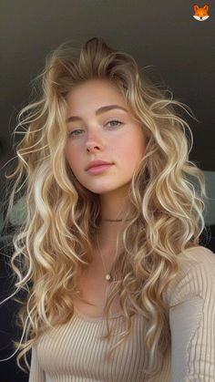 Taming 7, Rambut Brunette, Blonde Curly Hair, Spring Hair Color, Honey Blonde Hair, Blonde Hair Inspiration, Hair Color Trends, Hair Transformation, Big Hair