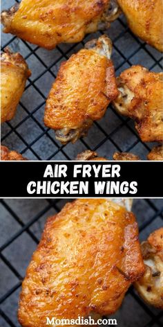 easy air fryer chicken wings on the grill