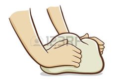 a person with their arm wrapped around another persons leg and holding it in one hand