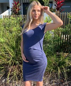 Say hello to your new everyday favourite, the Around April Easy Access Nursing Summer Dress! This dress is a game-changer for all the busy, stylish mums out there. Crafted for both pregnancy and nursing, it features a super handy lift-up breastfeeding access that makes life so much easier. With a cool cross-front hem and cute cap sleeves, this dress is your go-to for staying comfy and looking fab all summer long. It's available in two gorgeous shades: Light Blue Marle and Mid Blue Marle – perfect for mixing and matching with your fav accessories. Perfect for: Everyday mum life, quick coffee runs, park playdates. Wear to: Anywhere you need to go with bub in tow! Love it for: Its no-fuss breastfeeding access and relaxed style. Feels like: Your most comfortable, go-to summer dress. Fit: Easy, Summer Maternity Dress Nursing Friendly, Bump Friendly Blue Summer Dresses, Spring Blue Nursing Friendly Dress, Blue Nursing Friendly Short Sleeve Dress, Blue Summer Dress Bump Friendly, Casual Blue Maternity Dress Nursing Friendly, Summer Maternity Dress In Blue, Blue Nursing Friendly Maternity Dress With Short Sleeves, Blue Maternity Dress Nursing Friendly